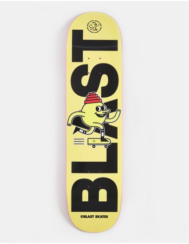 Blast Skates Energy Dome Mascot Logo 'SQUARE TAIL' Skateboard Deck 2023