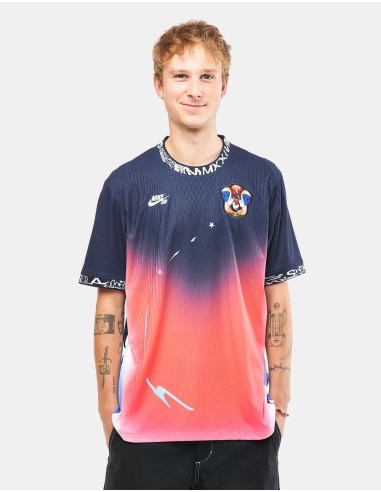 Nike SB 'Team USA' Dri-FIT ADV Skate Jersey - Obsidian/Bright Crimson/White prix