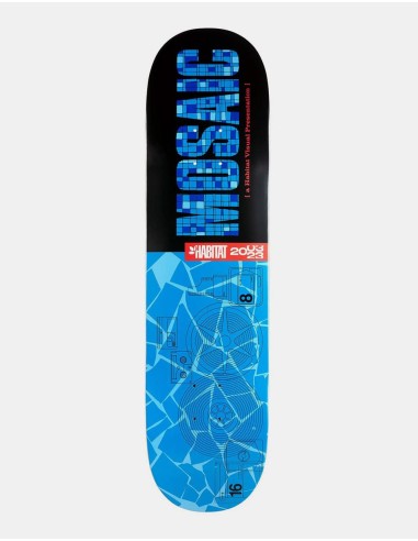 Habitat Mosaic 20 Year Anniversary Skateboard Deck - 8.125" Le MVP de beaucoup