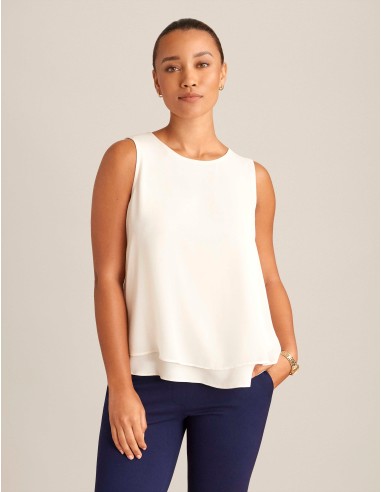 Sleeveless Double Layer Blouse l'achat 