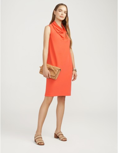 Sleeveless Cowl Neck Dress- Sale les muscles