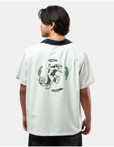 Nike SB Skate Bowler S/S Shirt - Barely Green/Black prix pour 