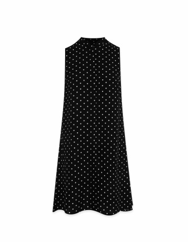 Dot Print Trapeze Dress- Sale prix pour 