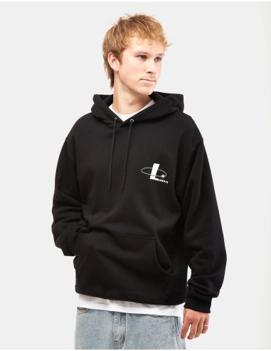 Lurpiv Orbit Logo Pullover Hoodie - Black à prix réduit toute l'année