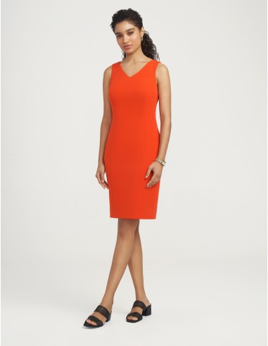 Contour Stretch V-Neck Sheath Dress- Sale pour bénéficier 