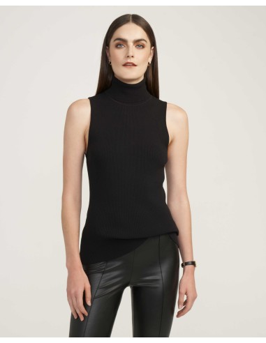 Sleeveless Rib Turtleneck- Sale prix pour 