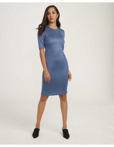 Scuba Suede Sheath Dress- Sale chez Cornerstreet bien 