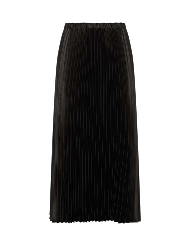 Satin Pleated Maxi Skirt- Sale 50% de réduction en Octobre 2024