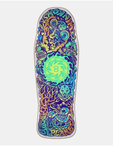 Santa Cruz Winkowski Dope Planet Two VX Skateboard Deck - 10.34" une grave pollution 