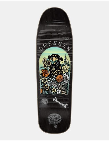 Santa Cruz Dressen Pup Shaped Skateboard Deck - 9.31" la chaussure