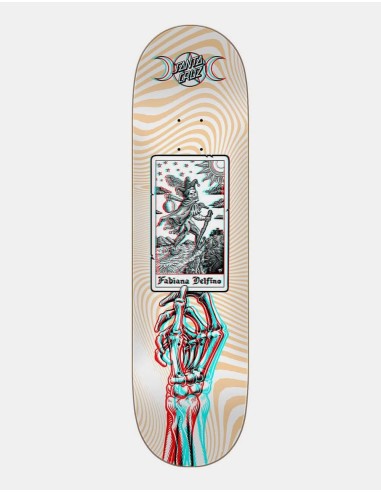 Santa Cruz Delfino Tarot Anaglyph Skateboard Deck - 8.25" 2023