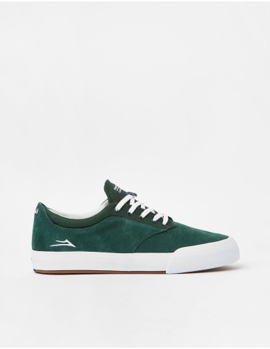 Lakai Wilkins Skate Shoes - Green Suede acheter